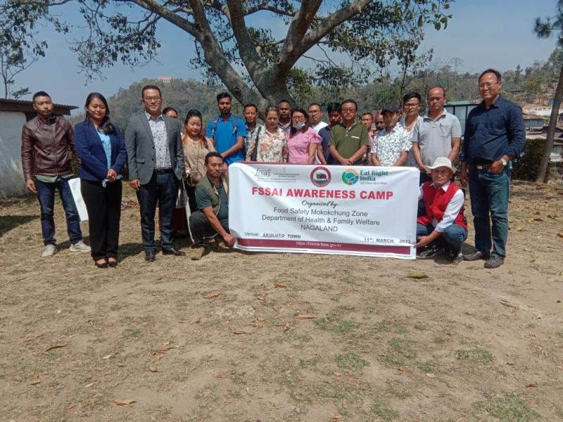 Officials and participants during the awareness camp on Food Safety and Standard Authority Act 2011 held at ADC Office, Akuluto on March 11.